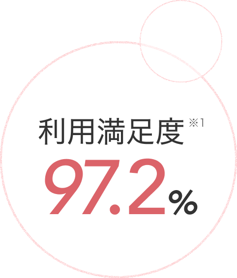 利用満足度 97.2% ※スーモカウンターご利用者アンケート/2024年5月 自社調べ