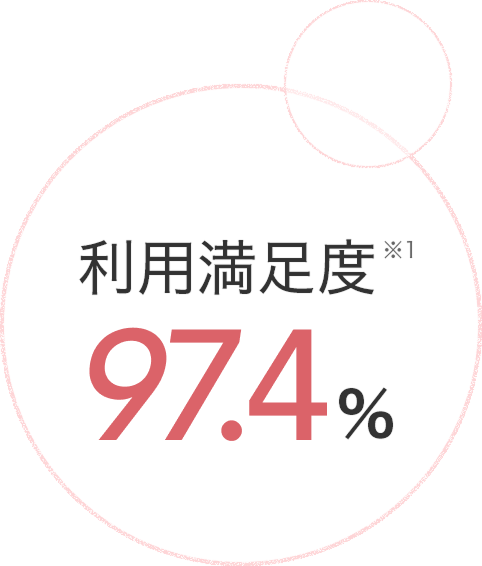 利用満足度 97.4% ※スーモカウンターご利用者アンケート/2025年5月 自社調べ